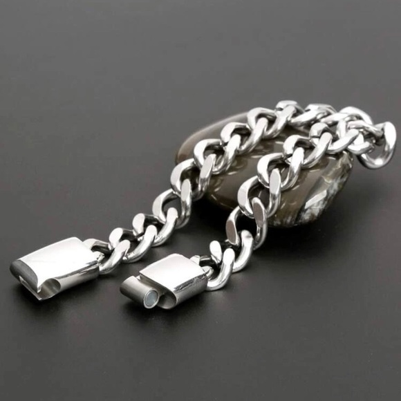 Other - Men Stainless Steel Chain Bracelet